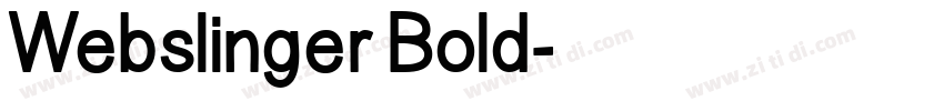 Webslinger Bold字体转换